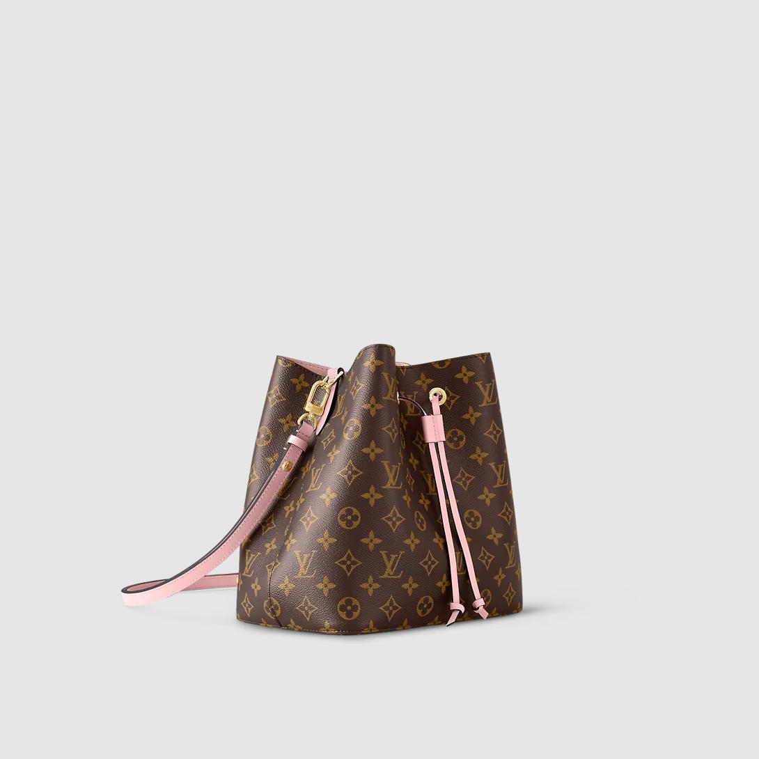 Túi Louis Vuitton Neonoe Mm Monogram Nữ Nâu Hồng